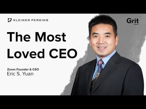 Family, Focus, and 350M Users: Inside Zoom with Eric Yuan thumbnail