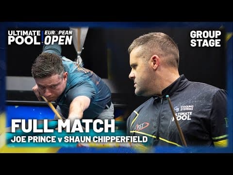 WHAT A BIZZARE MATCH | Joe Prince v Shaun Chipperfield | European Open | Group stages thumbnail