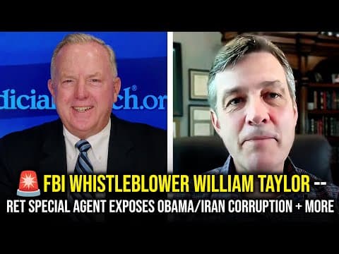 🚨FBI Whistleblower William Taylor -- Ret Special Agent Exposes Obama/Iran Corruption + More . . . thumbnail
