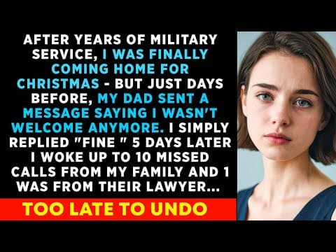 I Was Coming Home For Christmas After Years Of Military Service—But Just Days Before My DAD Sent... thumbnail