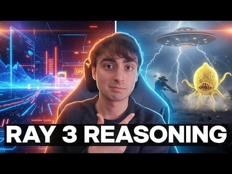 Ray 3: The First Reasoning Video AI (HDR, Physics, Consistency) thumbnail