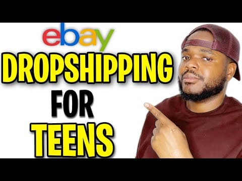 How To Dropship On EBAY As A Teenager (Step By Step) thumbnail