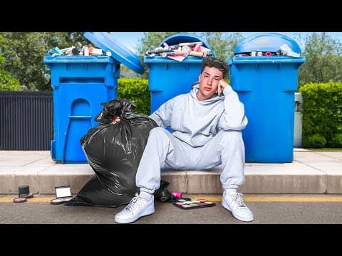 THROWING OUT ALL OF MY MAKEUP 💄➡️🗑️ thumbnail