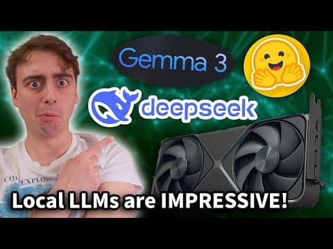 Open Source LLMs on GOD mode. Local LLMs MAXXED OUT on the RTX 5090! thumbnail
