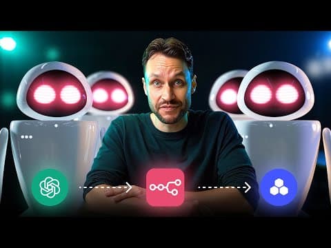 How To Build a Startup Team of AI Agents (n8n, OpenAI, FeedHive) thumbnail