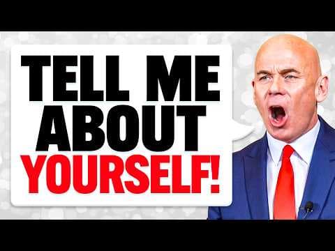 TELL ME ABOUT YOURSELF for FRESHERS and EXPERIENCED CANDIDATES! INTRODUCE YOURSELF IN AN INTERVIEW! thumbnail