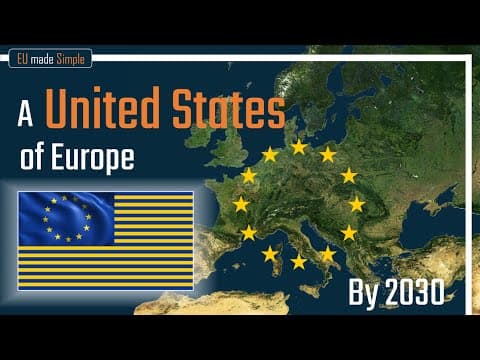 A United States of Europe by 2030 - How would it work? thumbnail