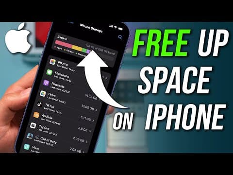 How To Free Up Space On iPhone thumbnail