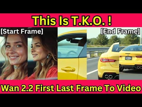 Wan 2.2 First Last Frame To Video - 'TKO' The Older Wan And Other Local AI Videos! thumbnail