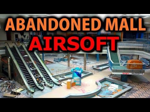 PLAYING AIRSOFT IN A HAUNTED ABANDONED SHOPPING MALL (CREEPY & EPIC) thumbnail