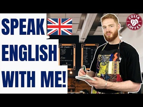 Everyday British English Conversations (Cafe) | British Accent Training thumbnail