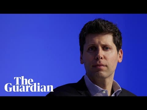 OpenAI CEO Sam Altman speaks at the World Economic Forum – watch live thumbnail
