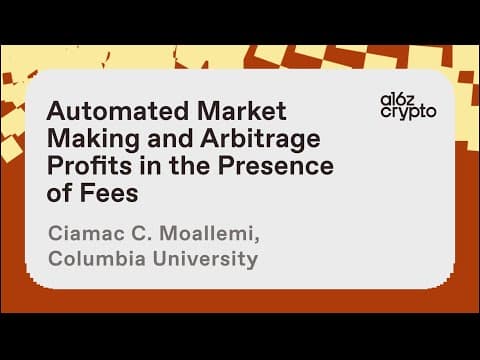 What Are the Economics of Automated Market Making? thumbnail
