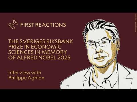 First reactions | Philippe Aghion, prize in economic sciences 2025 | Telephone interview thumbnail