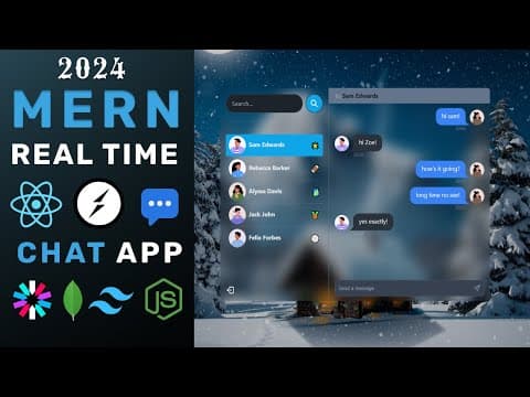 Build and Deploy a Complete Chat App with MERN Stack | JWT, Socket.io, MongoDB | Beginner Friendly thumbnail
