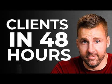 My Favorite Marketing Strategy for Getting Clients in 48 Hours (Free & Proven) thumbnail