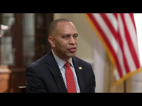 Jeffries on Ending the Shutdown, NYC Mayor's Race thumbnail