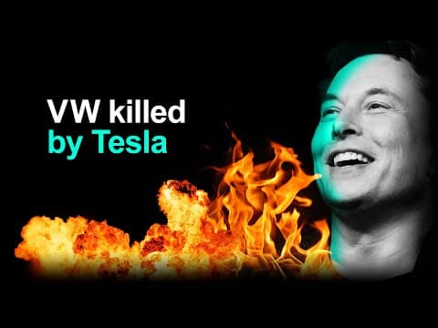 KILLED BY Tesla: Why VW Is DOOMED (bankrupt by 2030) thumbnail
