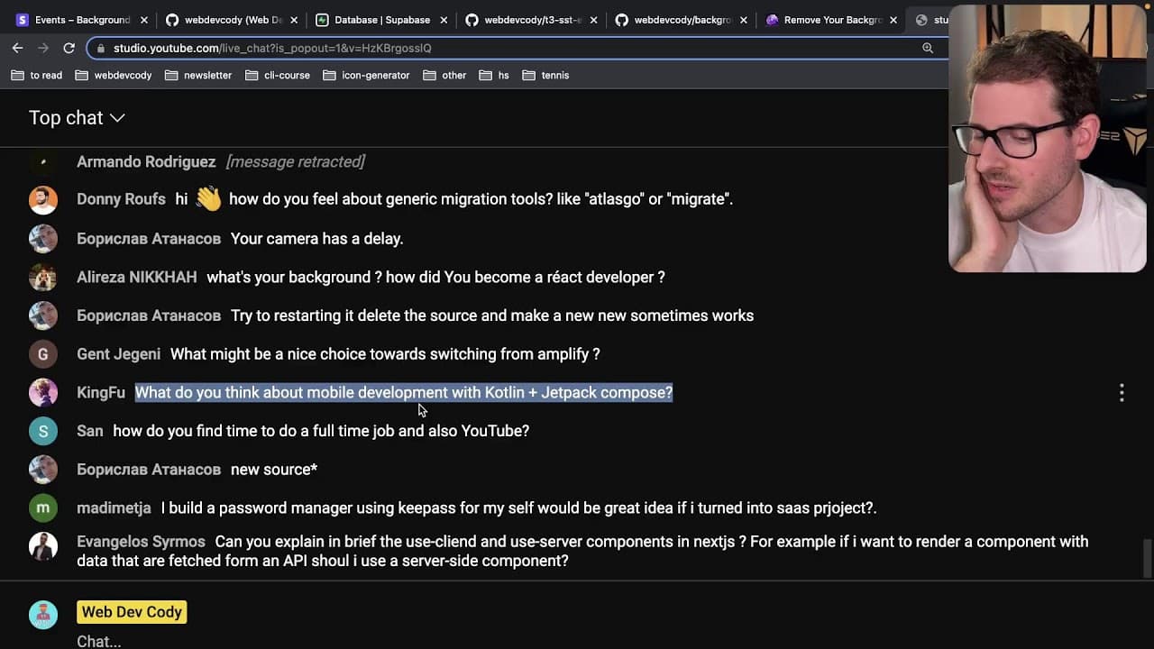 YouTube video player