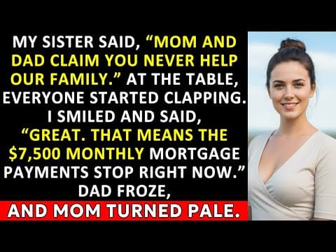 My Sister Said, “You Never Help Our Family.” I Smiled And Stopped Paying The Mortgage. thumbnail
