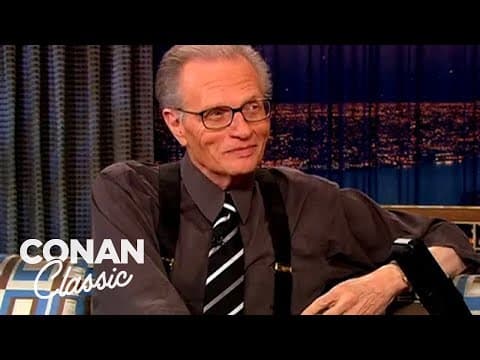 Larry King Coaches Conan On His Interview Technique | Late Night with Conan O’Brien thumbnail