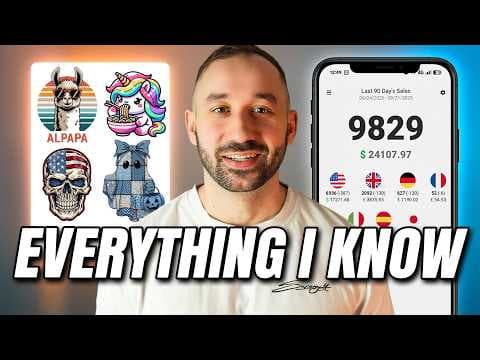 I Sold 10,000's of Ai T-Shirt Designs, Here's Everything I know thumbnail