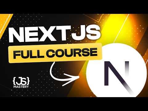 Next.js 16 Full Course | Build and Deploy a Production-Ready Full Stack App thumbnail