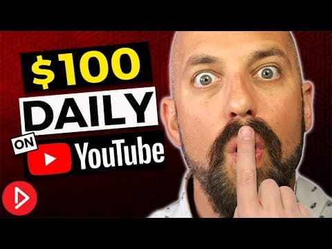 How to make money on YouTube - 3 Reliable Ways To Make $100 per day thumbnail