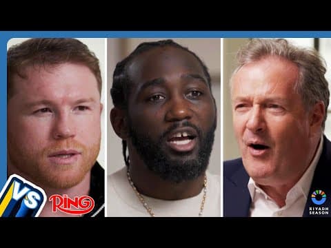 "Just One Punch... You're Going To SLEEP'" Canelo & Crawford vs Piers Morgan! thumbnail