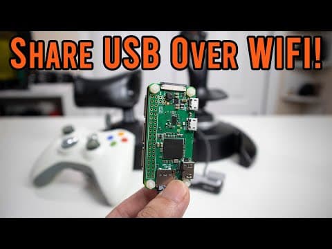 How to Convert USB Devices to Wireless Using Raspberry Pi Zero thumbnail