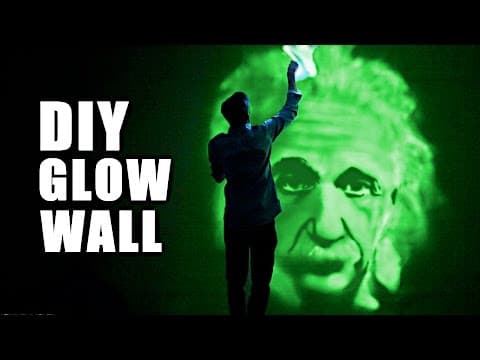 GLOWING WALL DIY- EASY and AWESOME thumbnail