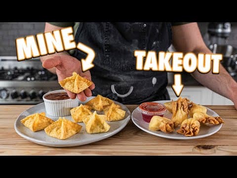 Making Crab Rangoon Wontons At Home | But Better thumbnail