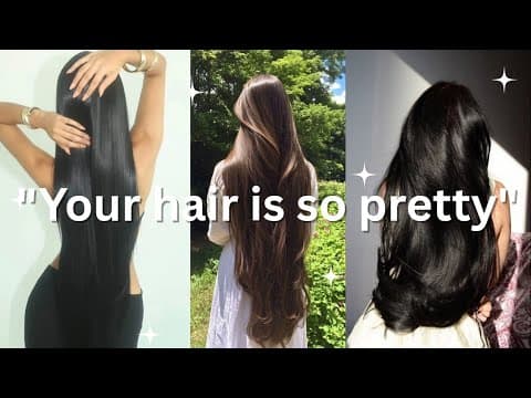 The FASTEST way to grow out your hair thumbnail