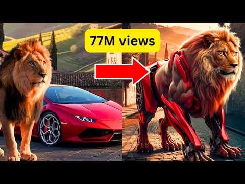 How I Create Hybrid Animal Shorts With An AI Video Generator 🤖🦁 thumbnail
