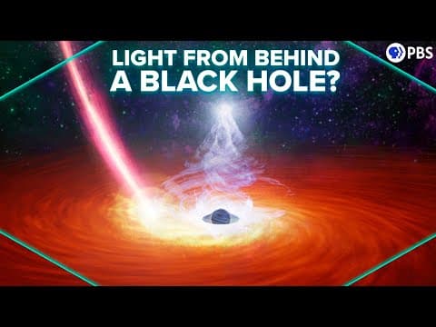 First Detection of Light from Behind a Black Hole thumbnail