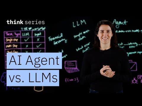 AI Agents vs. LLMs: Choosing the Right Tool for AI Tasks thumbnail