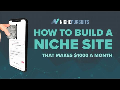How to Make $1,000 a Month from a Niche Site - Site Revealed!  (Niche Site Project 4) thumbnail
