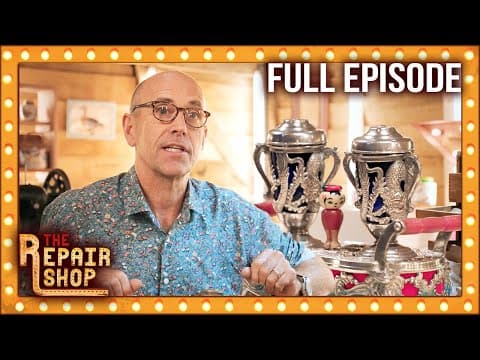 Nerve-Wracking Metalwork: Straightening Fragile 1950s Pewter | Season 6 Episode 14 | The Repair Shop thumbnail