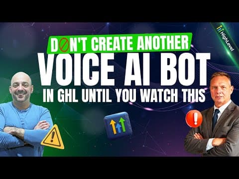 Top 5 Voice AI Secrets in GoHighLevel (2025 Update) Plus Free Guide!! thumbnail