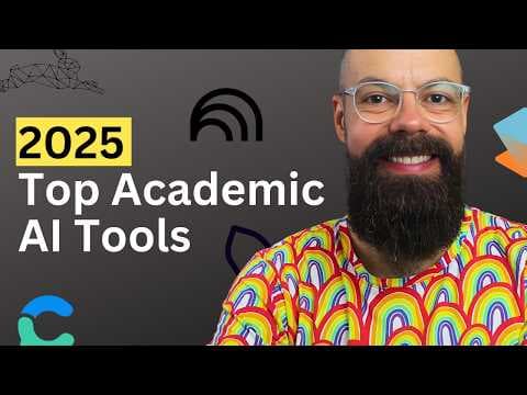 The Best AI Tools for Academia in 2025 - Stop Searching, Start Using! thumbnail