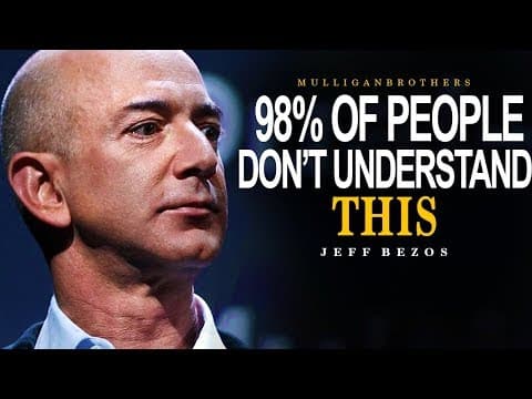 THE RICHEST PERSON EVER - Jeff Bezos [Business And Life Advice] thumbnail