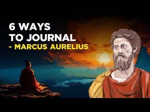 How to Journal Like Marcus Aurelius for Self-Improvement thumbnail