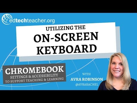 Onscreen Keyboard on Chromebook (Accessibility) thumbnail