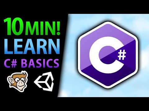 Learn C# BASICS in 10 MINUTES! thumbnail