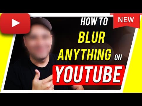 How to Blur Faces in YouTube thumbnail