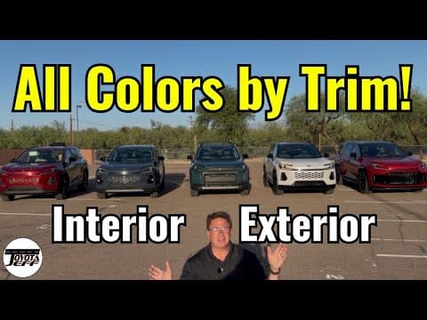 ALL 2026 Toyota RAV4 Colors by TRIM - INTERIOR & EXTERIOR COMBOS! thumbnail