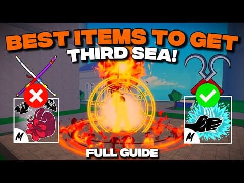 Best Items to Unlock THIRD SEA in Blox Fruits! (Full Guide) thumbnail