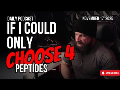 If I Could Only Choose 4 peptides - Dr Trevor Bachmeyer thumbnail