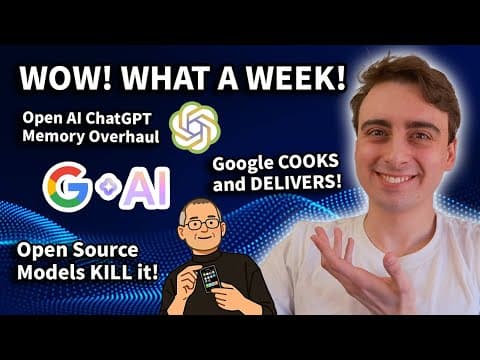 What's New in AI This Week: Google, OpenAI & Open Source thumbnail