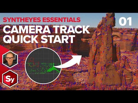 SynthEyes Essentials - 01 Introduction to 3D Matchmoving and Tracking [Boris FX] thumbnail